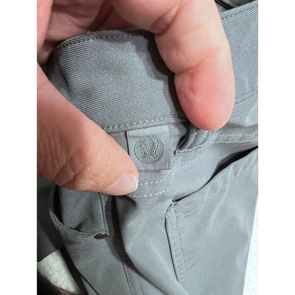 Lululemon grey on the fly Luxtreme pants mens size 33 - Picture 4 of 7